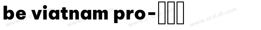 be viatnam pro字体转换
